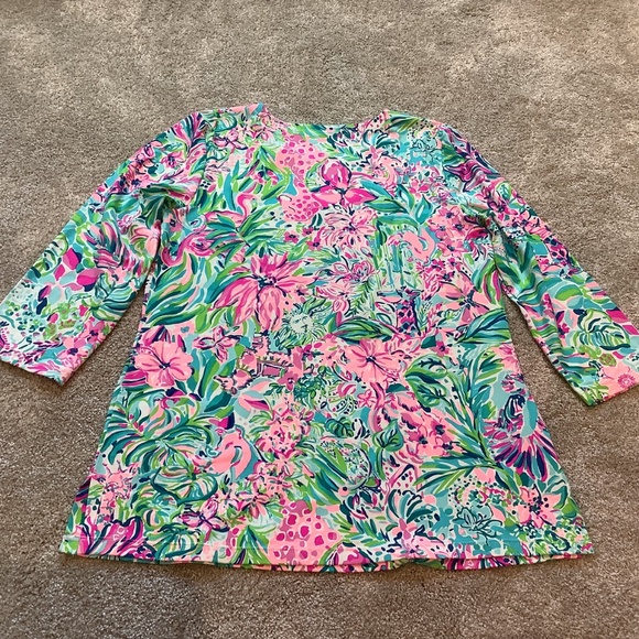 The Lilly Pulitzer Karina Tunic UPF 50+  NWOT Size L - Picture 10 of 11
